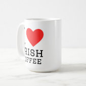 Mug J'adore le café irlandais (Devant gauche)