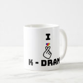 MUG J'ADORE LE CAFÉ K-DRAMA (Devant droit)