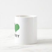 Mug J'adore le céleri, l'amant céleri (Centre)