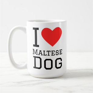 Mug J'adore le chien maltais