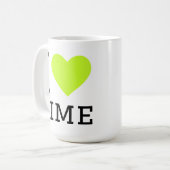 Mug J'adore le citron vert (Devant gauche)