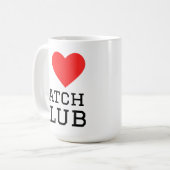 Mug J'adore le club de yacht (Devant gauche)