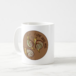 Mug J'adore le courrier des escargots