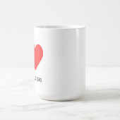 Mug J'adore le culturisme  (Centre)