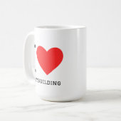 Mug J'adore le culturisme  (Devant gauche)