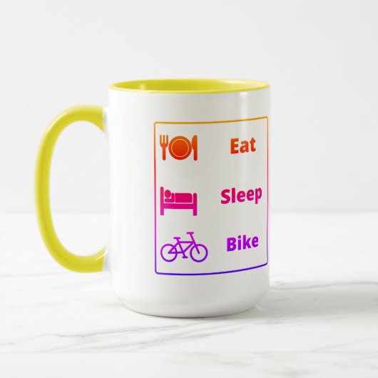 Mug J'adore le cyclisme (Gauche)