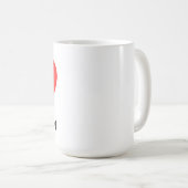 Mug J'adore le dalmatien  (Devant droit)