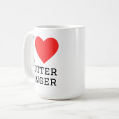 Mug J'adore le doigt de beurre (Devant gauche)