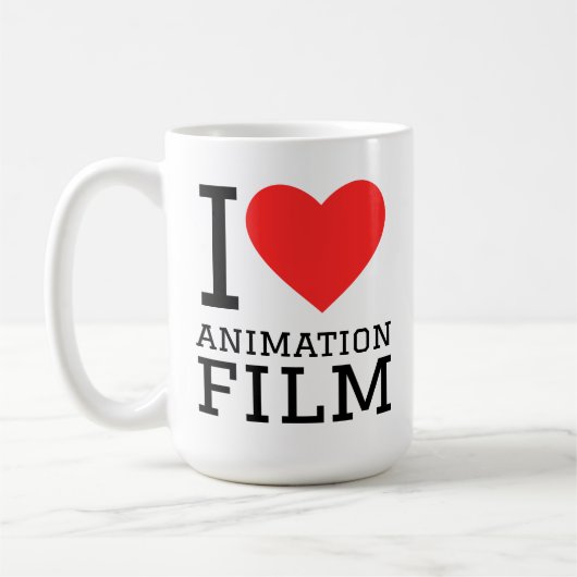 Mug J'adore le film d'animation  (Gauche)