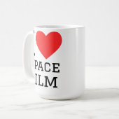 Mug J'adore le film spatial  (Devant gauche)