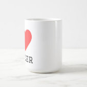 Mug J'adore le football (Centre)