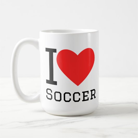 Mug J'adore le football (Gauche)