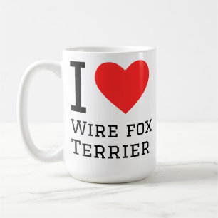 Mug J'adore le fox-terrier à poil dur