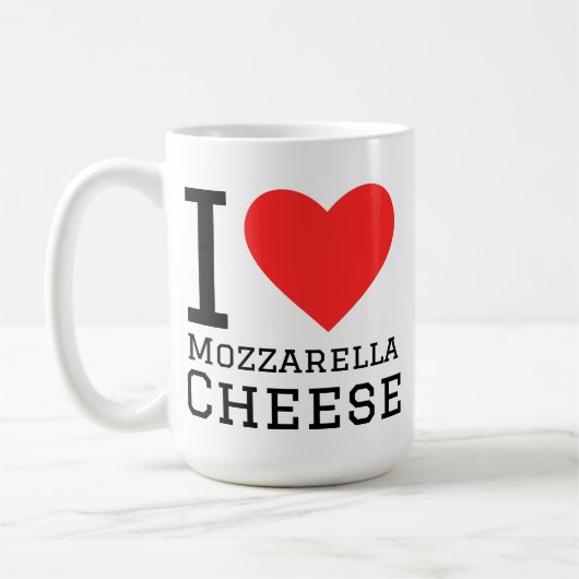Mug J'adore le fromage grillé (Gauche)
