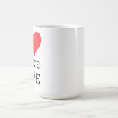 Mug J'adore le gâteau aux biscuits (Centre)