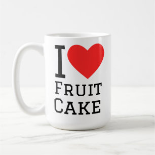 Mug J'adore le gâteau aux fruits 
