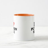 Mug J'adore le goût de citrouille (Centre)