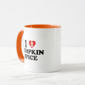 Mug J'adore le goût de citrouille (Devant gauche)