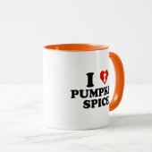 Mug J'adore le goût de citrouille (Devant droit)