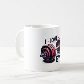 Mug J'adore le gymnase (Devant gauche)