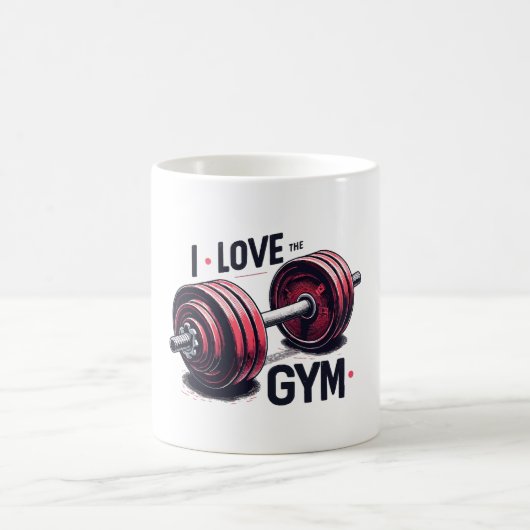 Mug J'adore le gymnase (Centre)