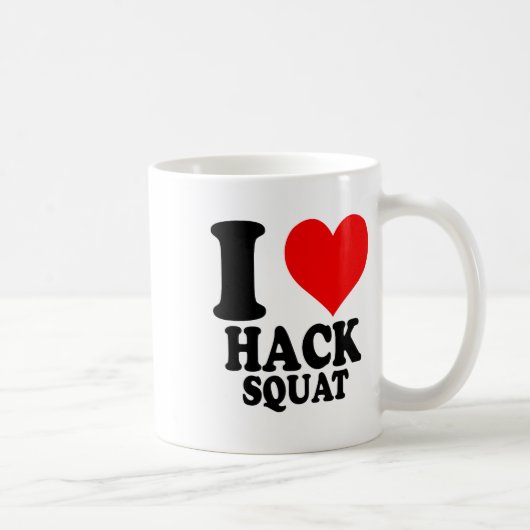 Mug J'adore le Hack Squat (Droite)
