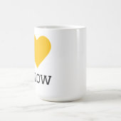 Mug J'adore le jaune (Centre)