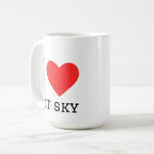 Mug J'adore le jet sky (Devant gauche)