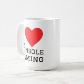 Mug J'adore le jeu vidéo sur console (Devant gauche)