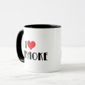 Mug J'adore le karaoke (Devant gauche)