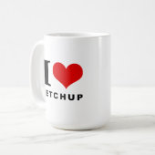 Mug J'adore le ketchup (Devant gauche)