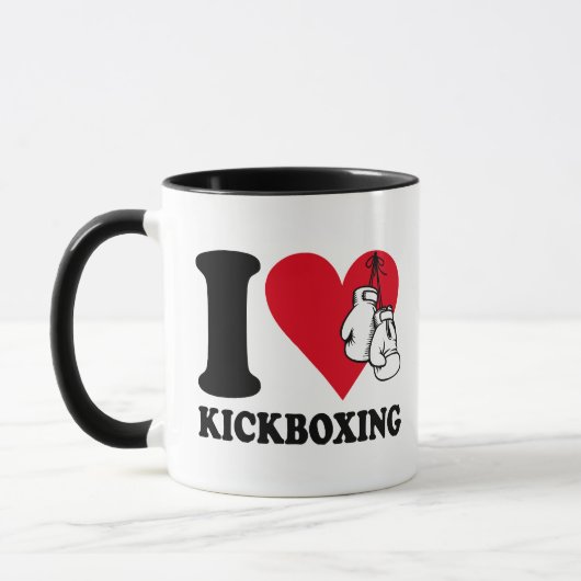 Mug J'adore le kickboxing (Gauche)