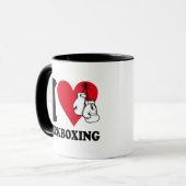 Mug J'adore le kickboxing (Devant gauche)