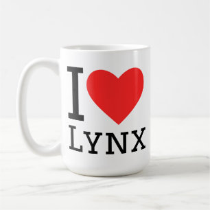 Mug J'adore le lynx