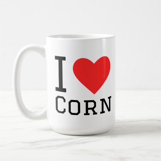 Mug J'adore le maïs (Gauche)