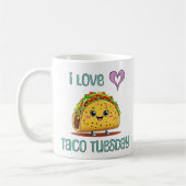 Mug J'adore le mardi taco (Gauche)