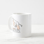 Mug J'adore le mastic (Devant gauche)