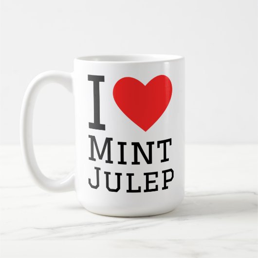 Mug J'adore le mint julep (Gauche)