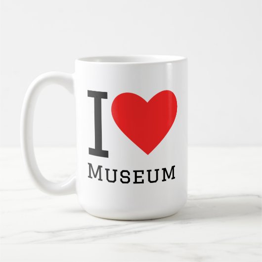 Mug J'adore le musée (Gauche)