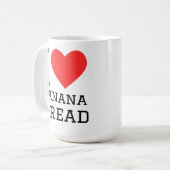 Mug J'adore le pain aux bananes (Devant gauche)