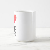 Mug J'adore le patinage sur glace (Centre)