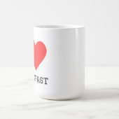 Mug J'adore le petit déjeuner (Centre)