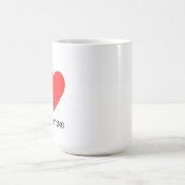 Mug J'adore le powerlifting (Centre)