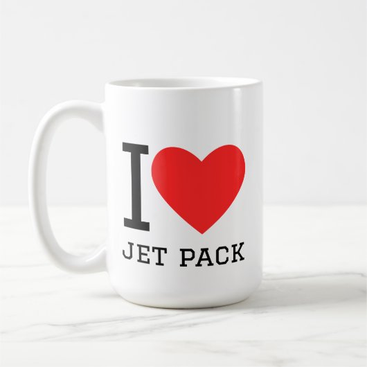Mug J'adore le réacteur dorsal (Gauche)