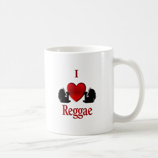 Mug J'adore le Reggae (Droite)