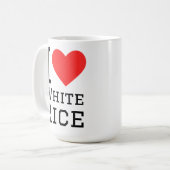 Mug J'adore le riz blanc (Devant gauche)