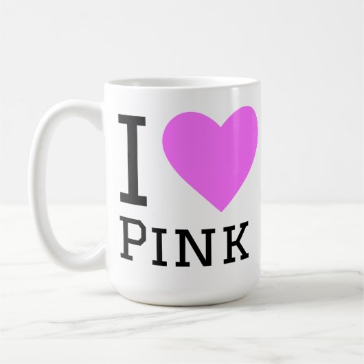 Mug J'adore le rose (Gauche)
