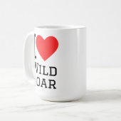 Mug J'adore le sanglier (Devant gauche)