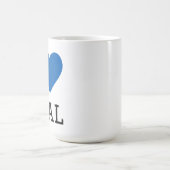 Mug J'adore le sarcelle (Centre)