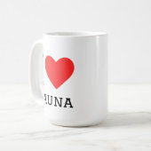 Mug J'adore le sauna (Devant gauche)